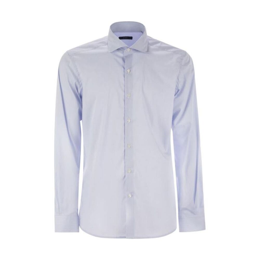 FAY Men's Cotton Dress Shirt Men LIGHT BLUE Shirts